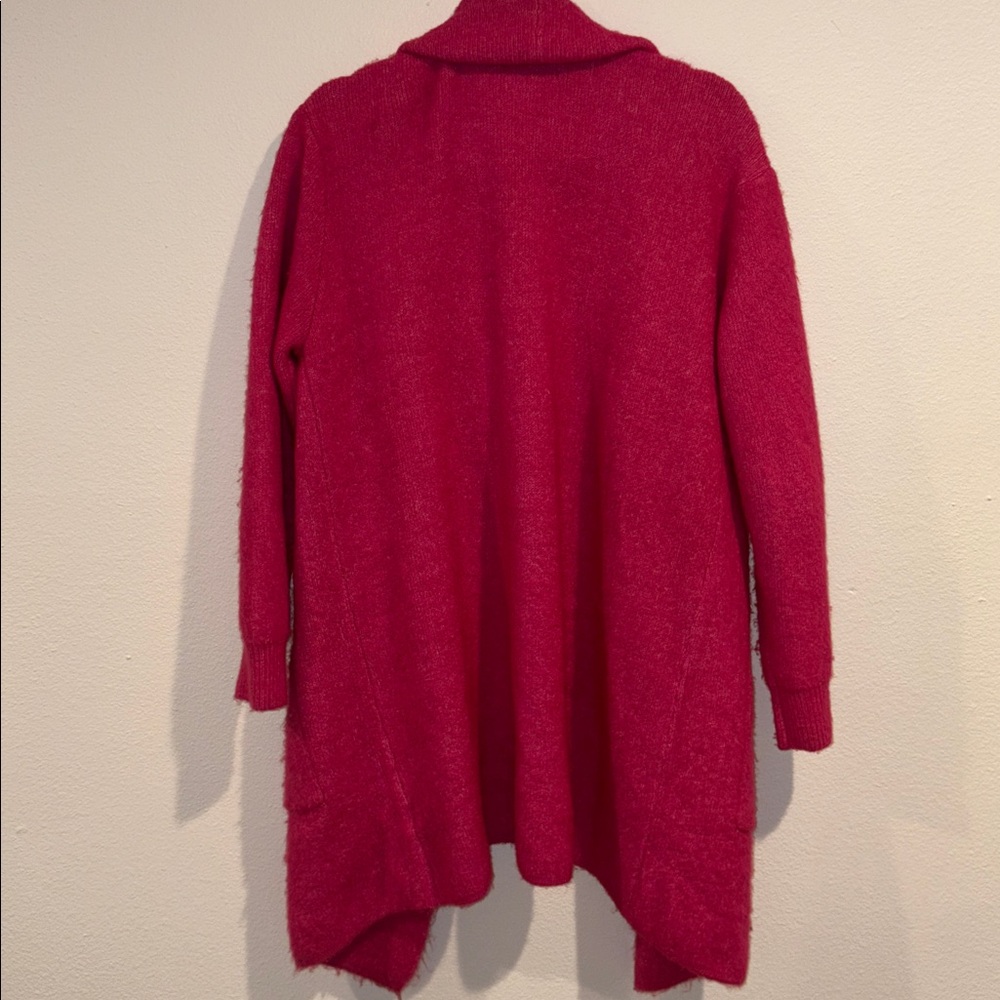 Impressions Hot Pink Cardigan FALL RETREAT CARDIGAN IN HOT PINK S/M - Picture 9 of 10